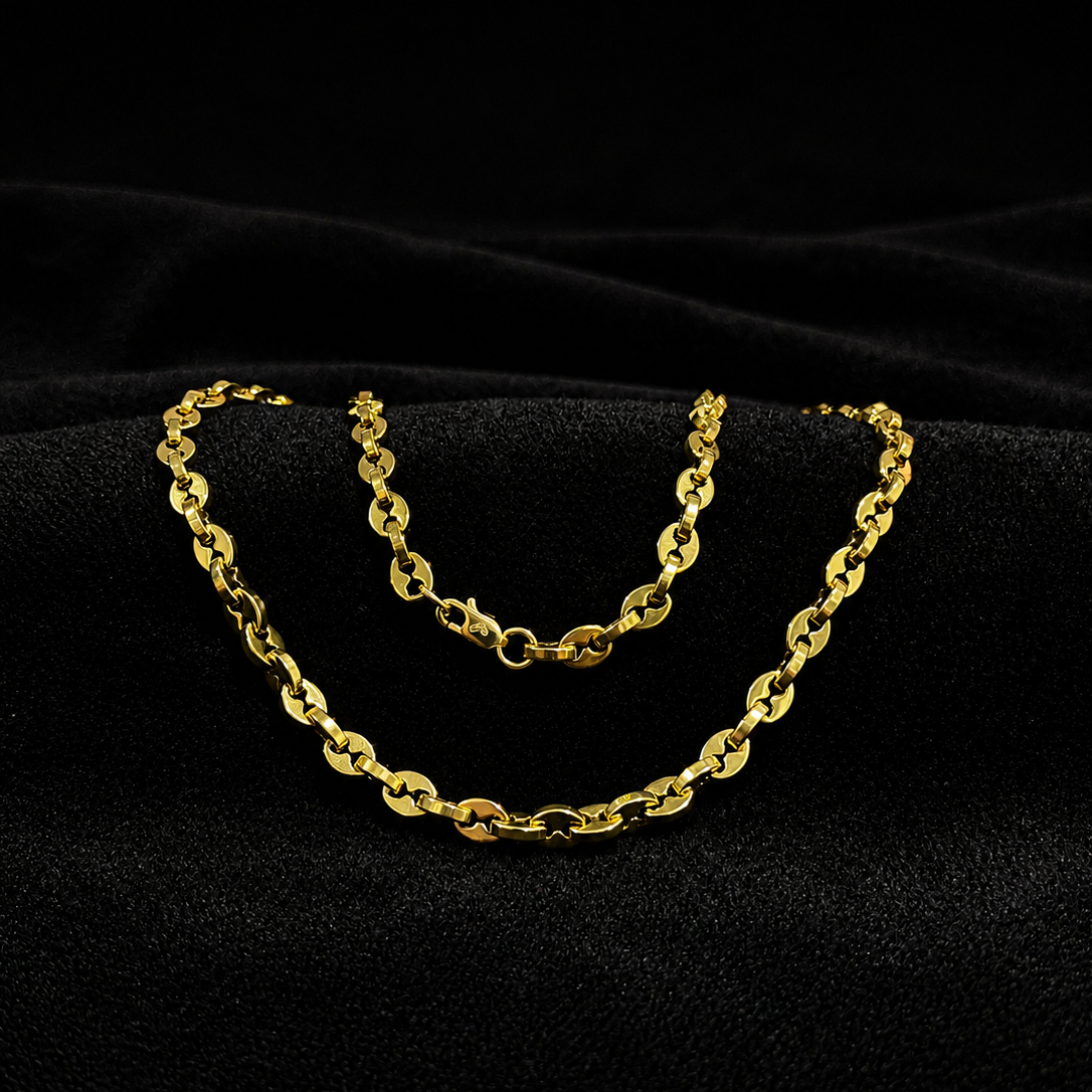 Cadena Gucci Doble  6mm