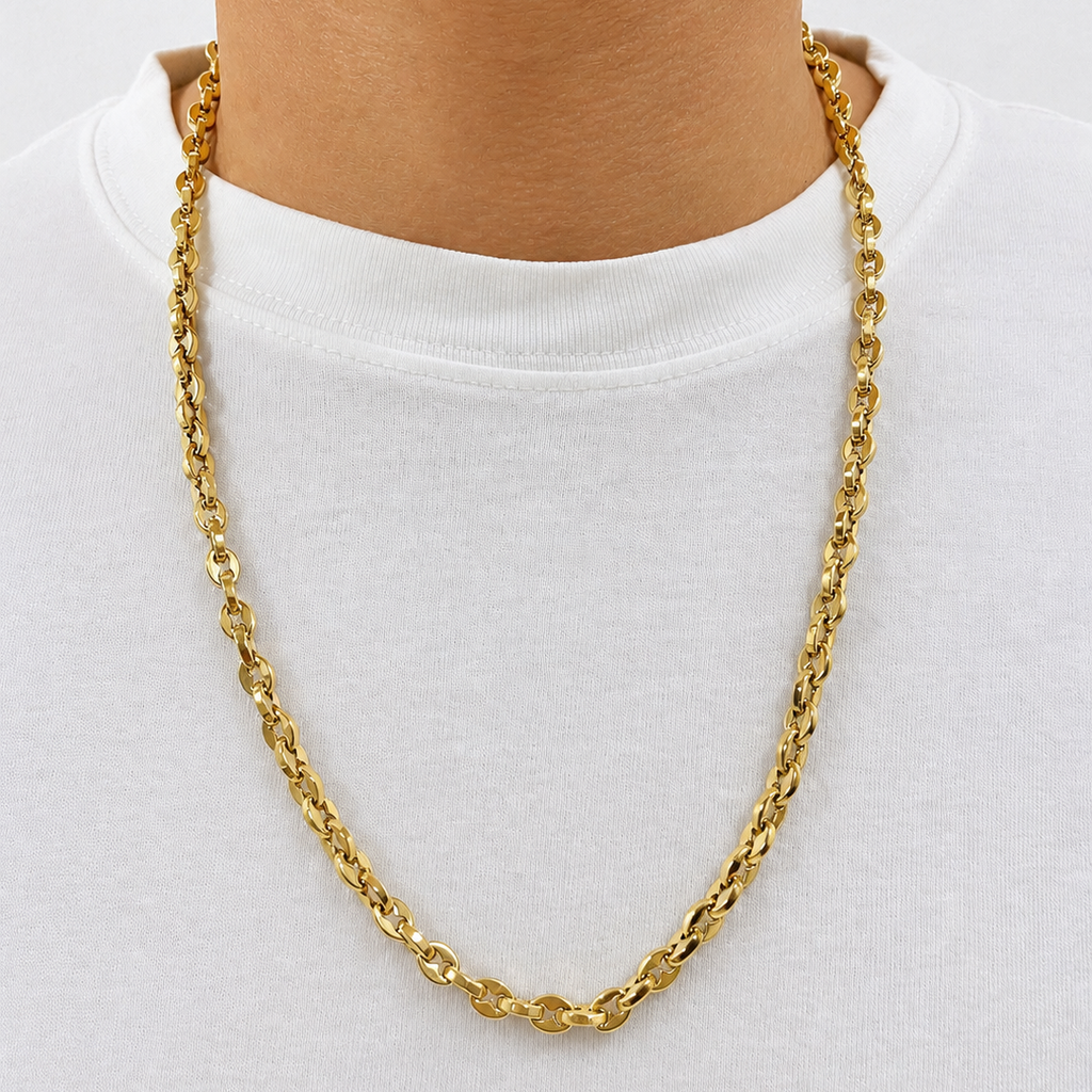 Cadena Gucci Doble  6mm