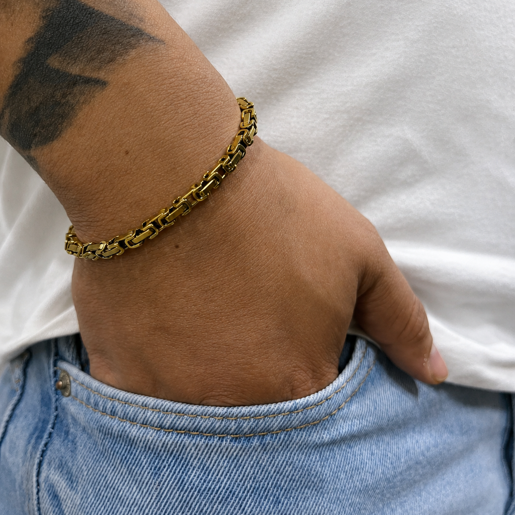 Pulsera Rustica  4mm