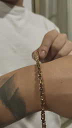 Pulsera Rustica  4mm
